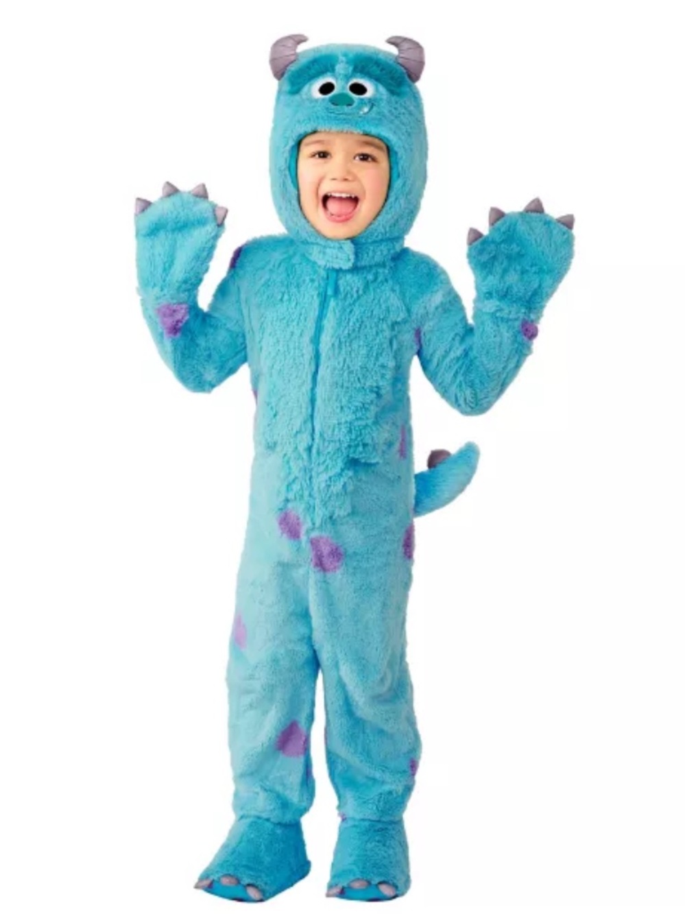 Disney Monster's Inc Infant 18-24 Months Sully Jumpsuit Costume Set